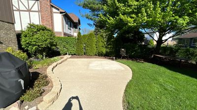 concrete patio and driveway cleaning