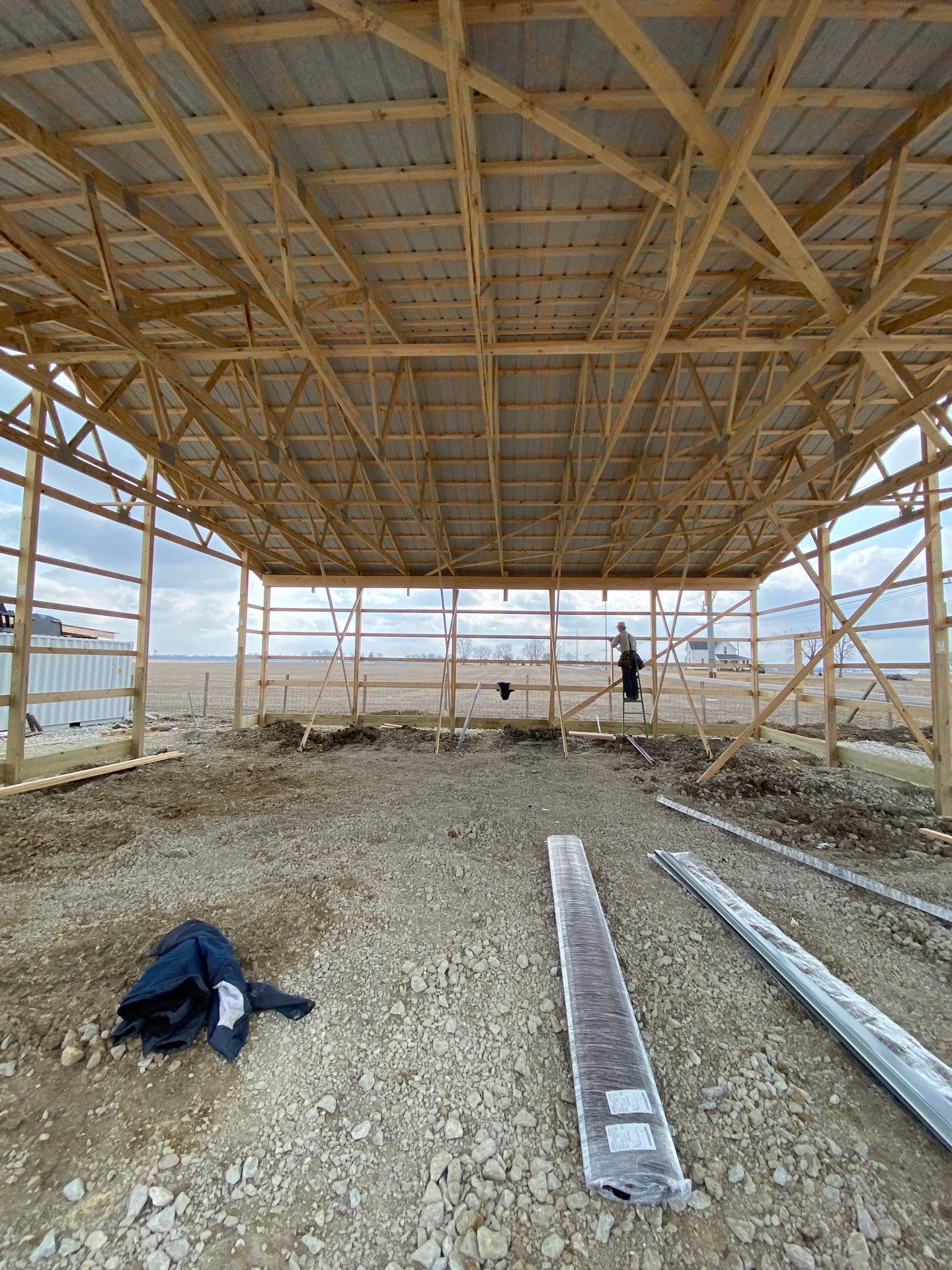 40'x40'x12' Garage by The Barn Builders 