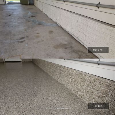 Garage Floor Coating using Polyurea