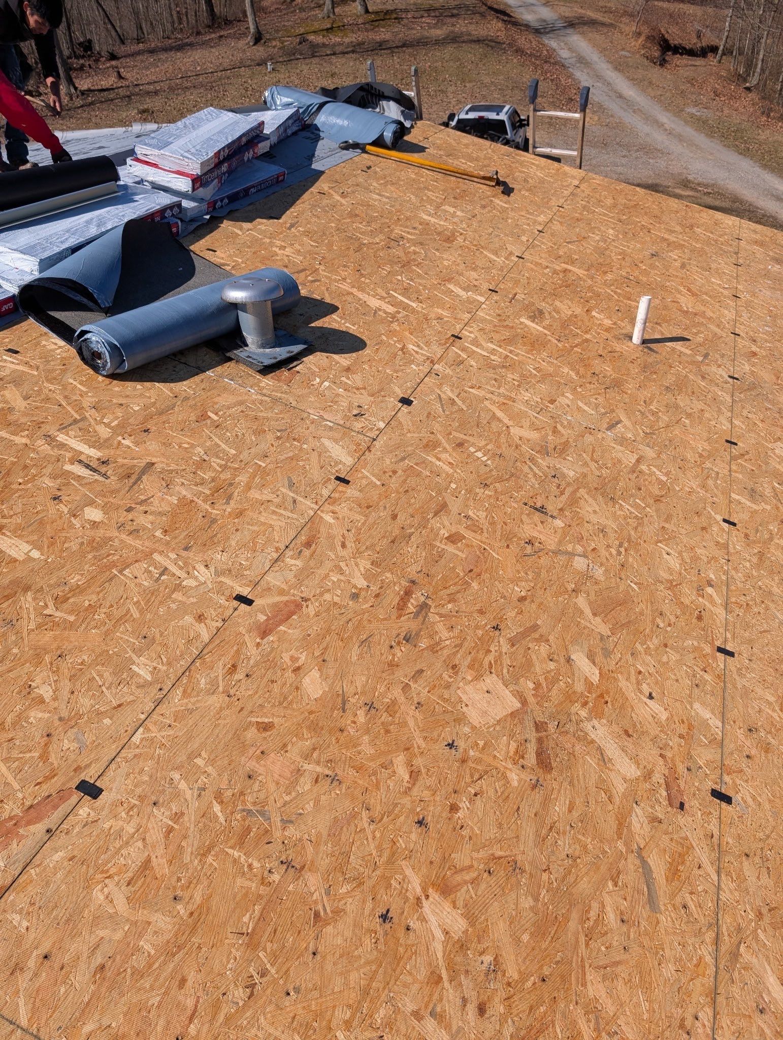 Residential Roofing Installation using GAF Timberline HDZ Mission Brown by Rainstoppers Roofing