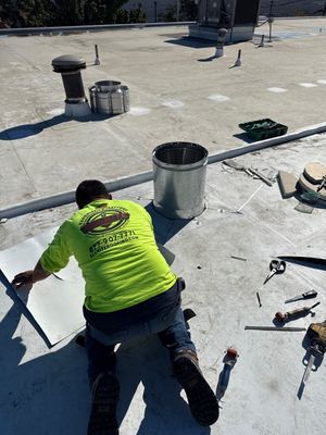 Commercial Roof Replacement – TPO Roofing System Installed