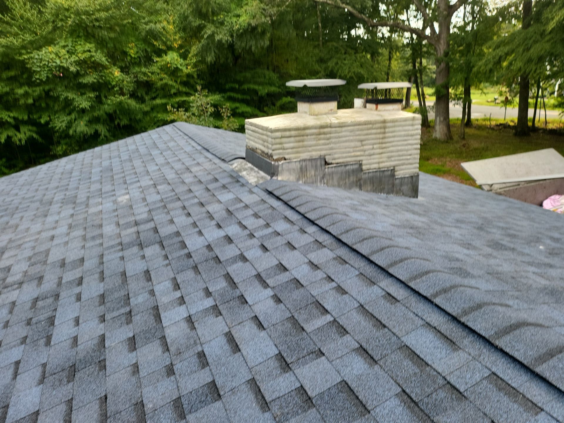 Commercial Roofing Installation using Owens Corning TruDefinition Duration AR - Harbor Blue by A Plus Exterior