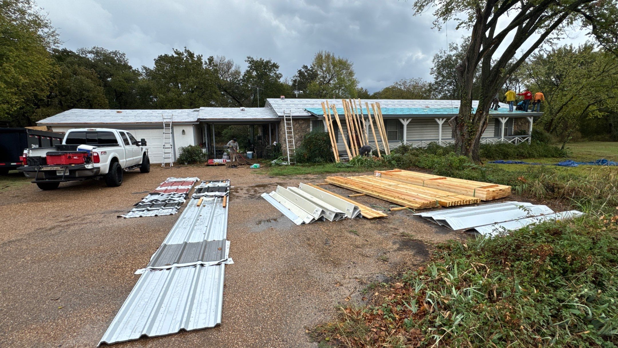 New Metal Roof by Harvey Roofing & Construction