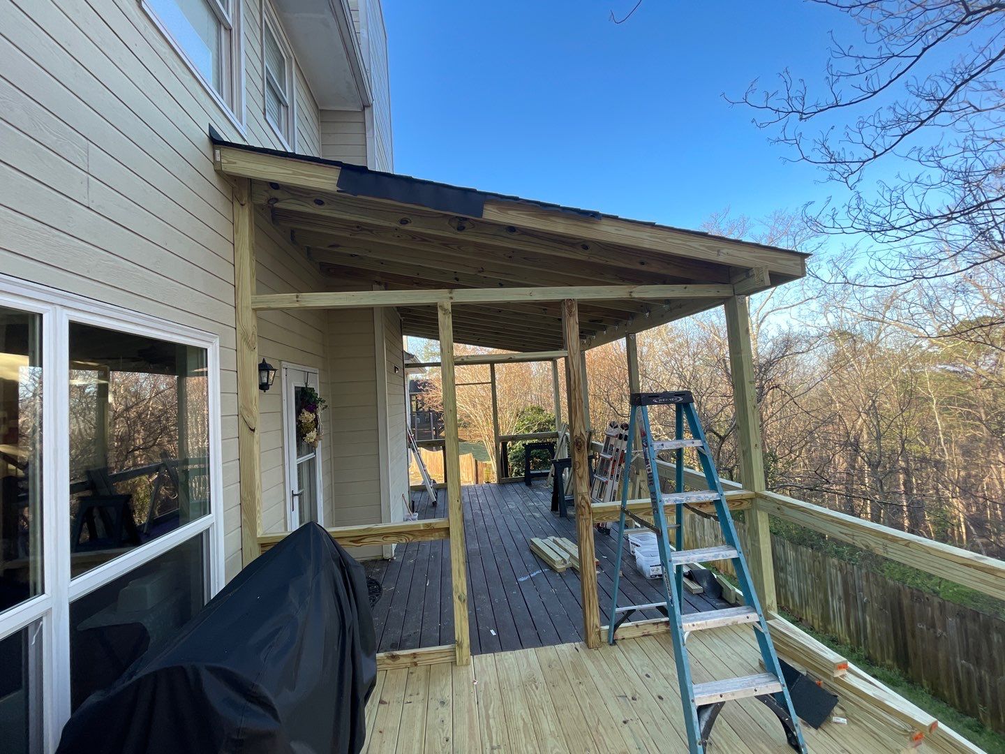 Southwood Screened Porch by Pillar and Pine