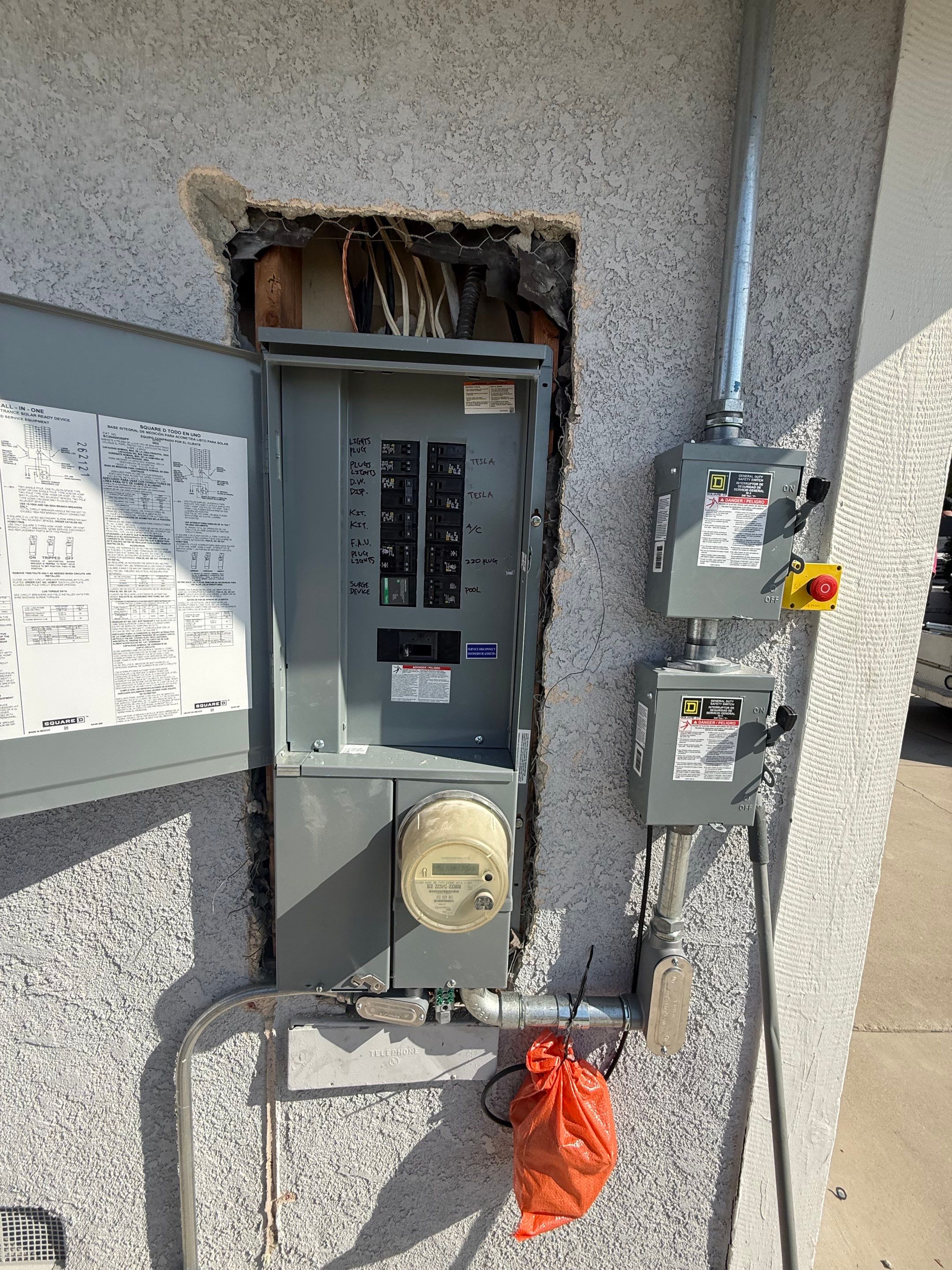 Residential Solar Array and Dual Tesla Powerwall Storage in Corona by VIBE SOLAR