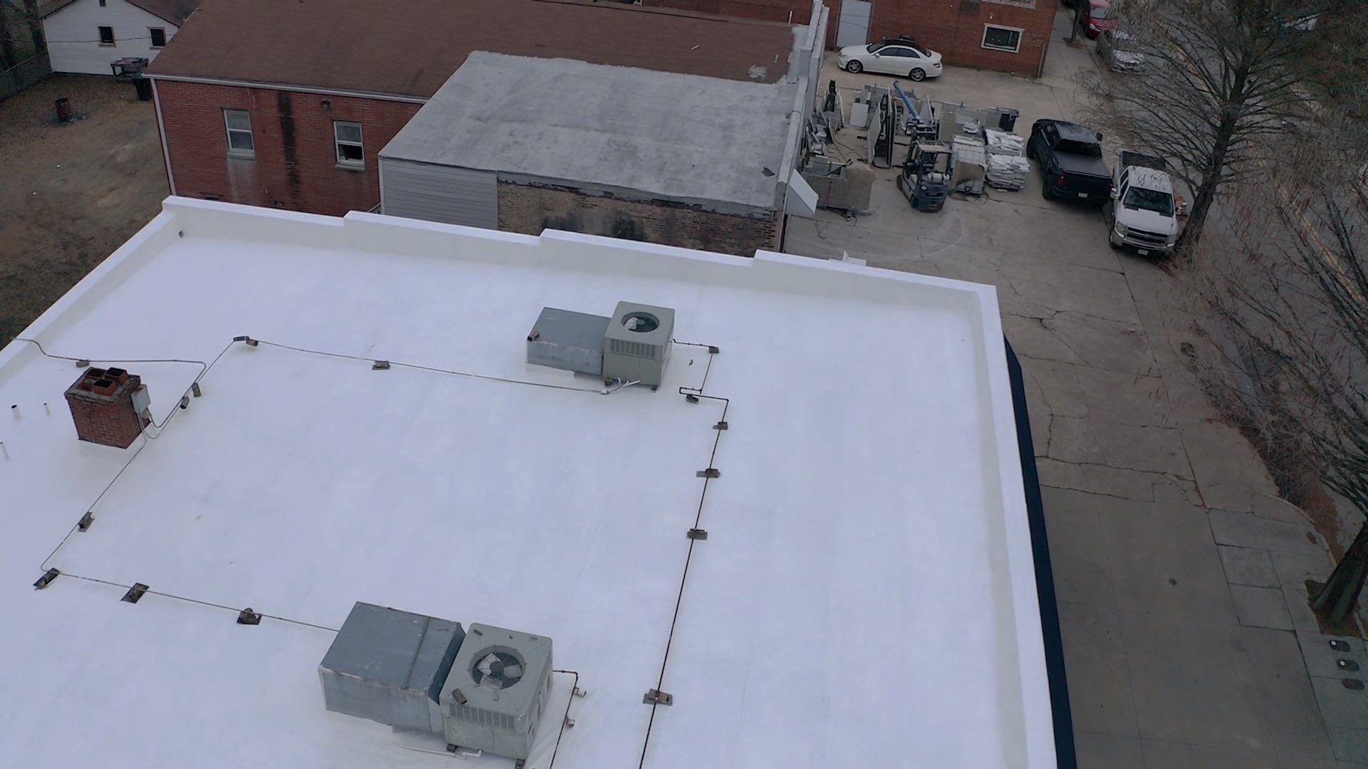 Commercial Roof Restored by Just In Time Roofing and Restoration