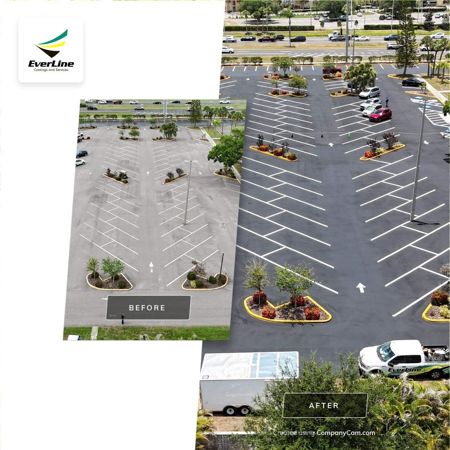 Comprehensive Asphalt Repair and Sealcoating for Sun City Center Church by Everline Coatings & Services - Southwest FL