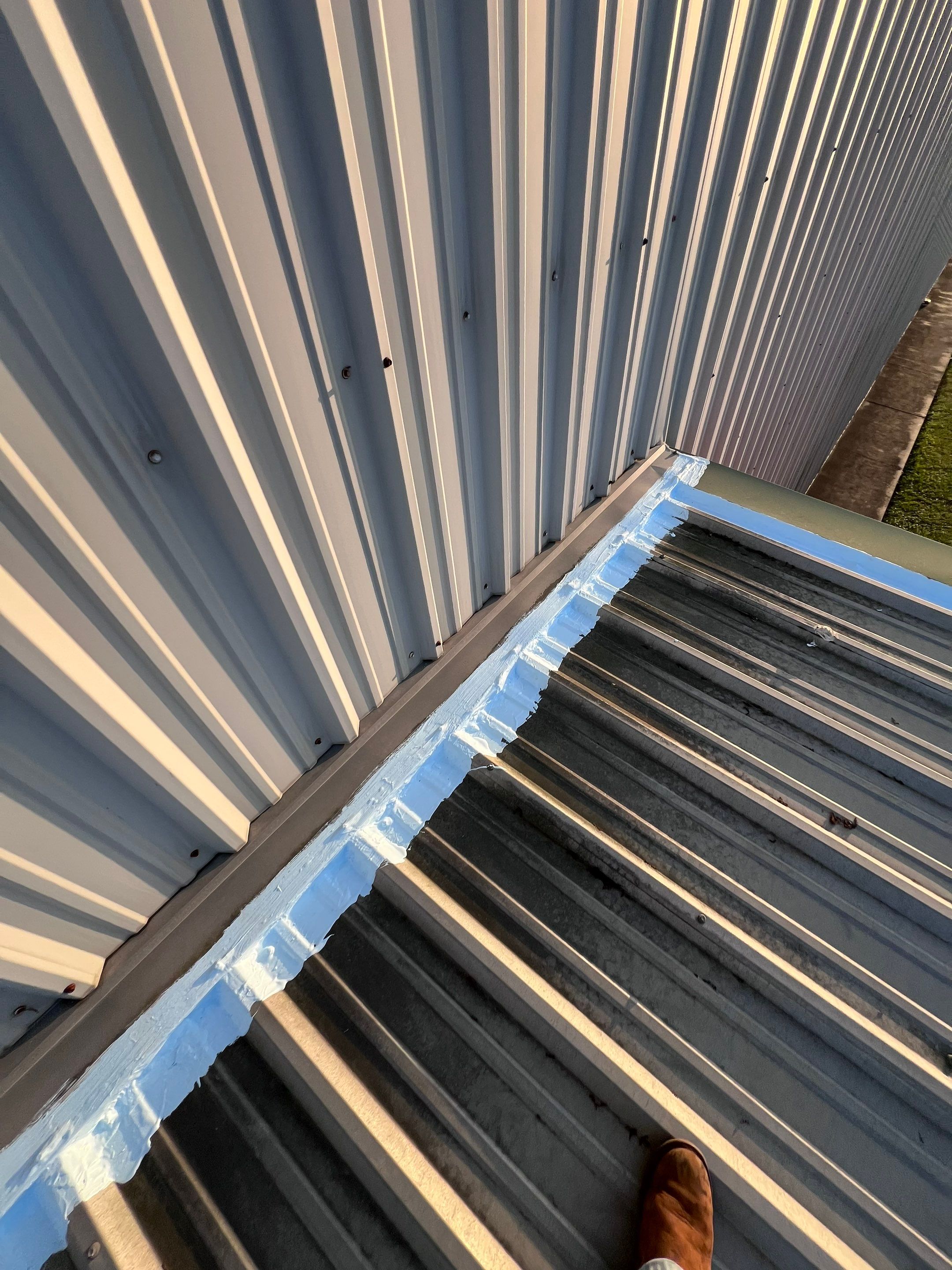 Hail Damage using Metal by Roof Repair Services LLC
