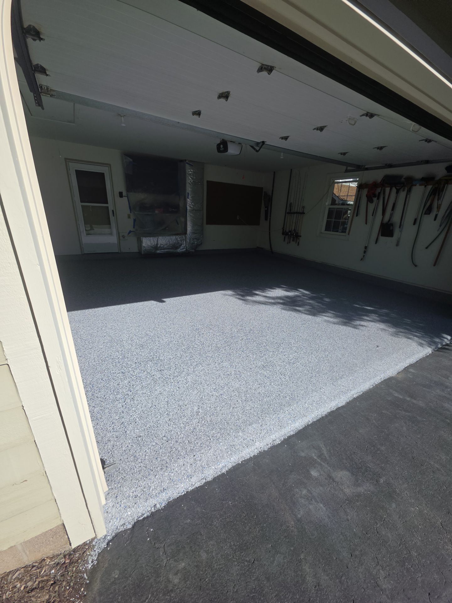 Vintage Zircon Garage Coating by NG Masonry & Construction LLC