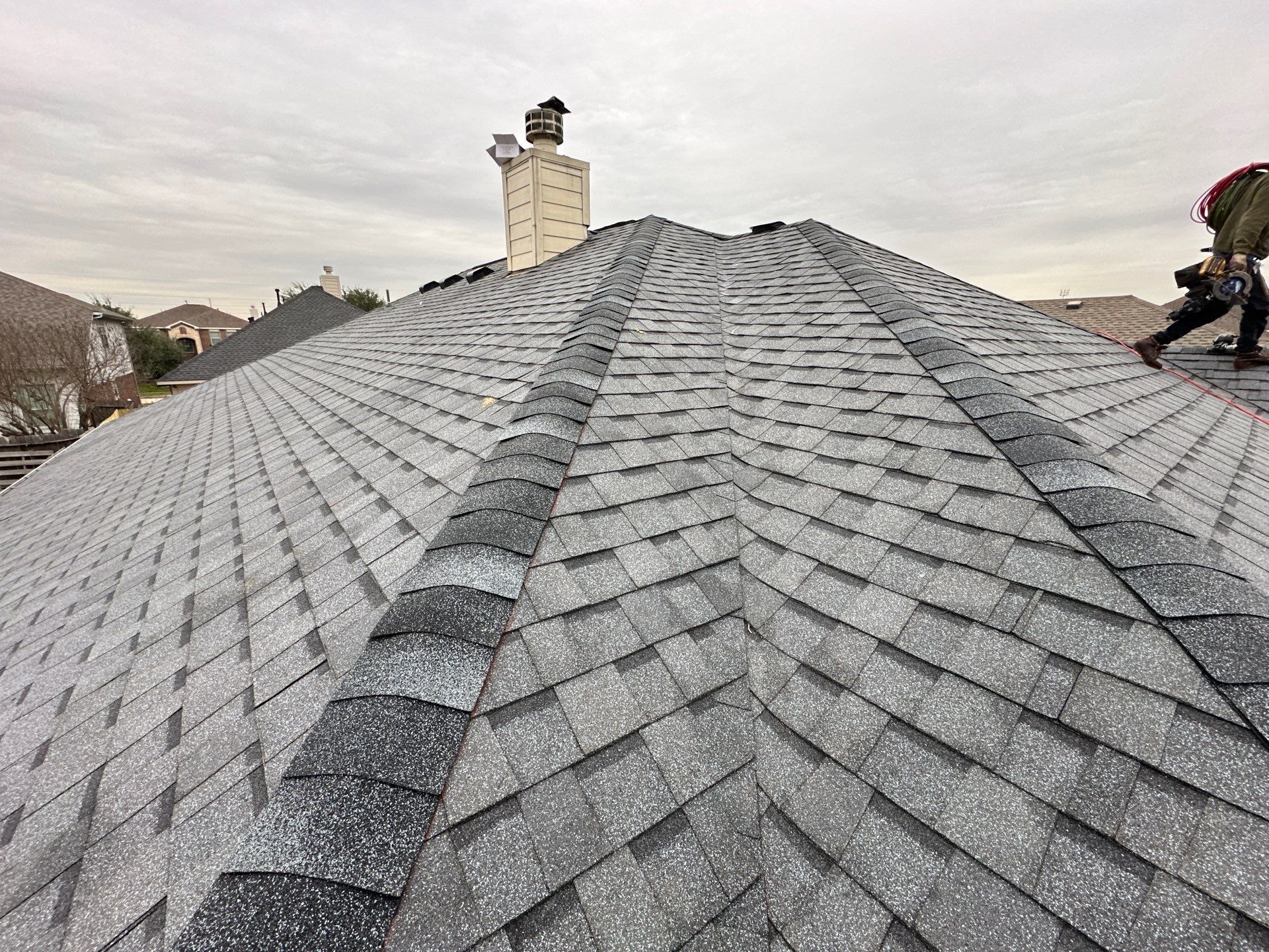 Project in Houston by Motion Roofing
