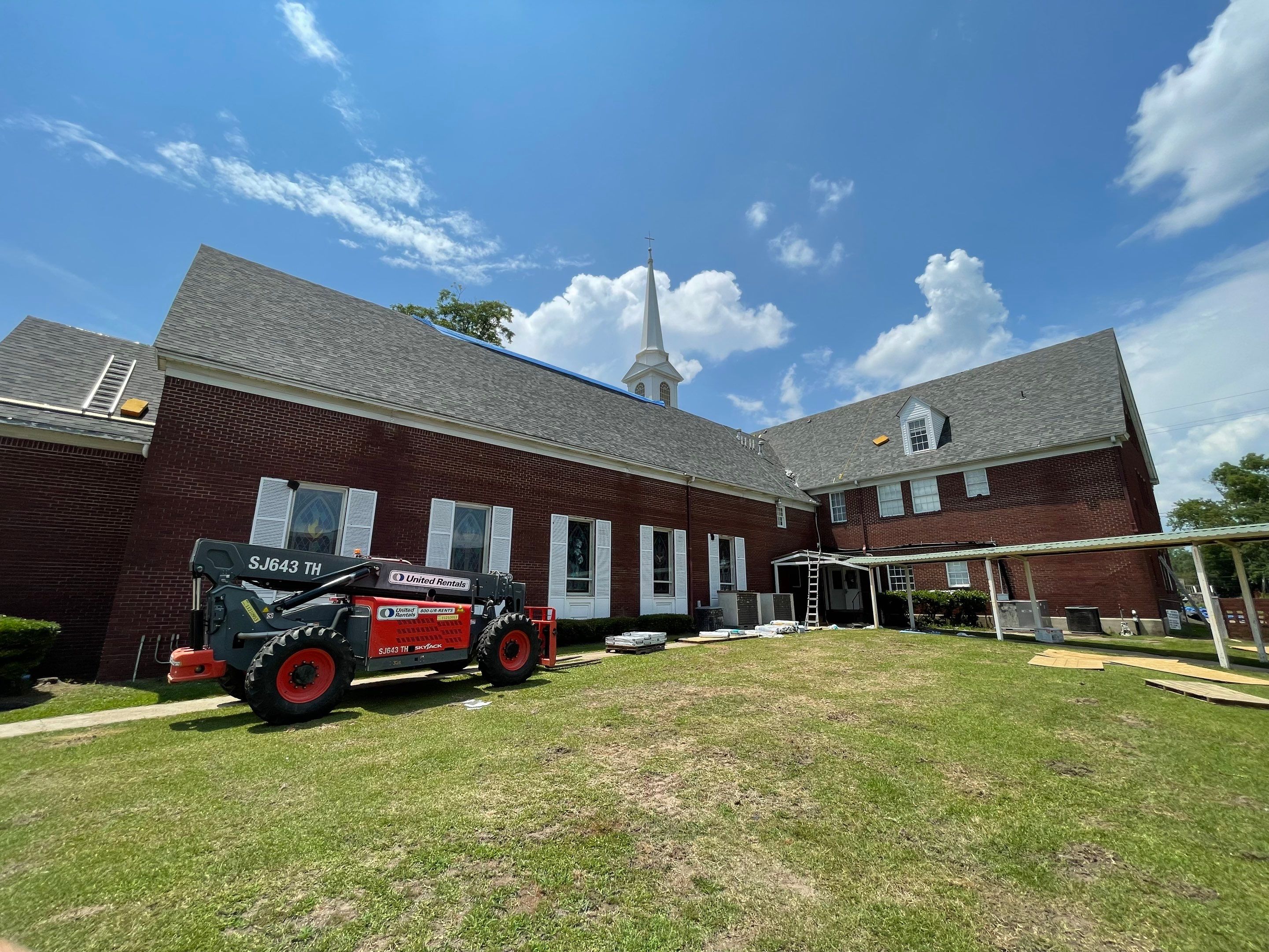 Church Reroof: 40 Year Impact Rated Architectural Shingles by Hostetler Roofing