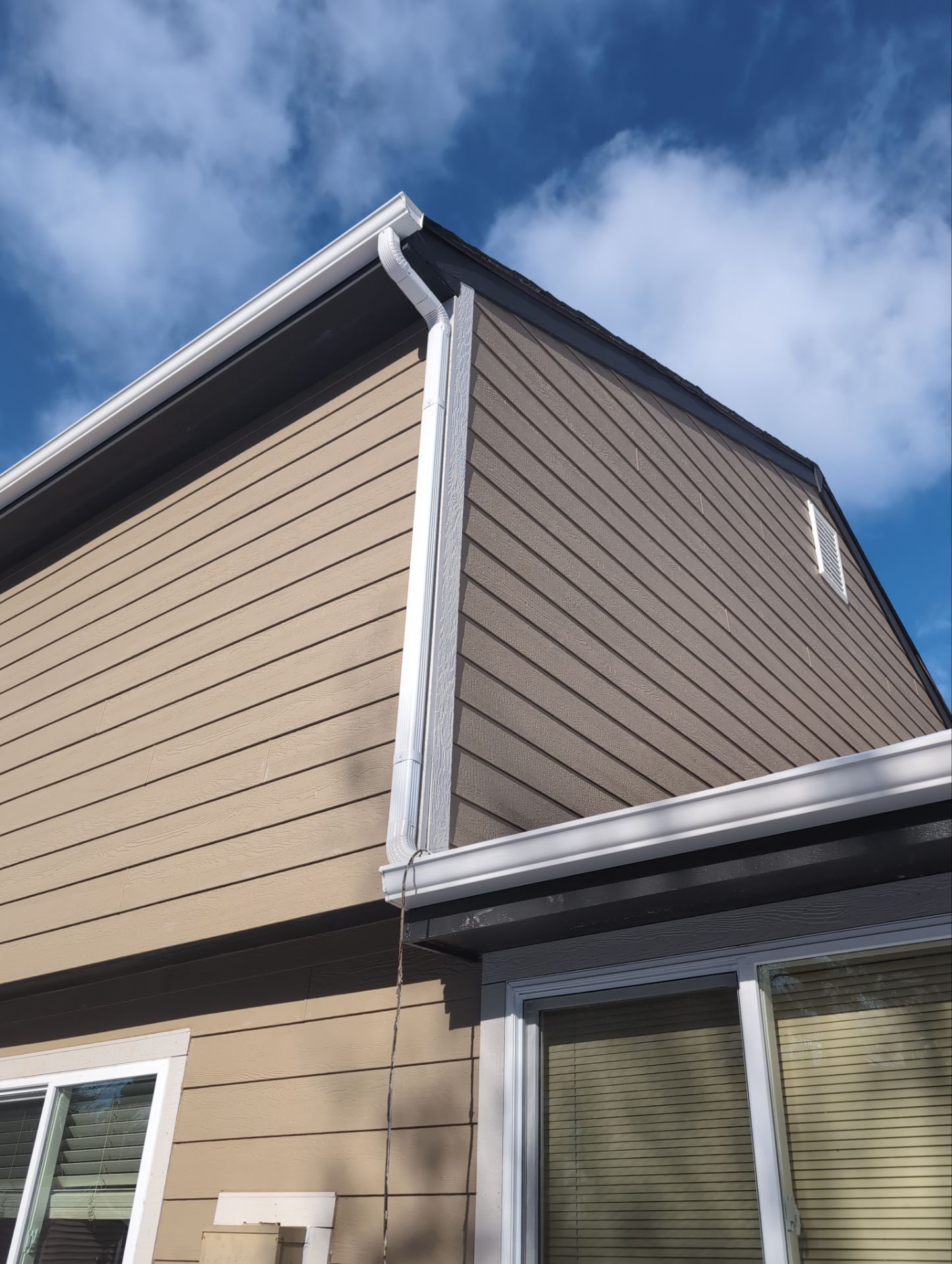 Siding Installation using LP Smartside Diamond Kote by United Windows and Siding LLC
