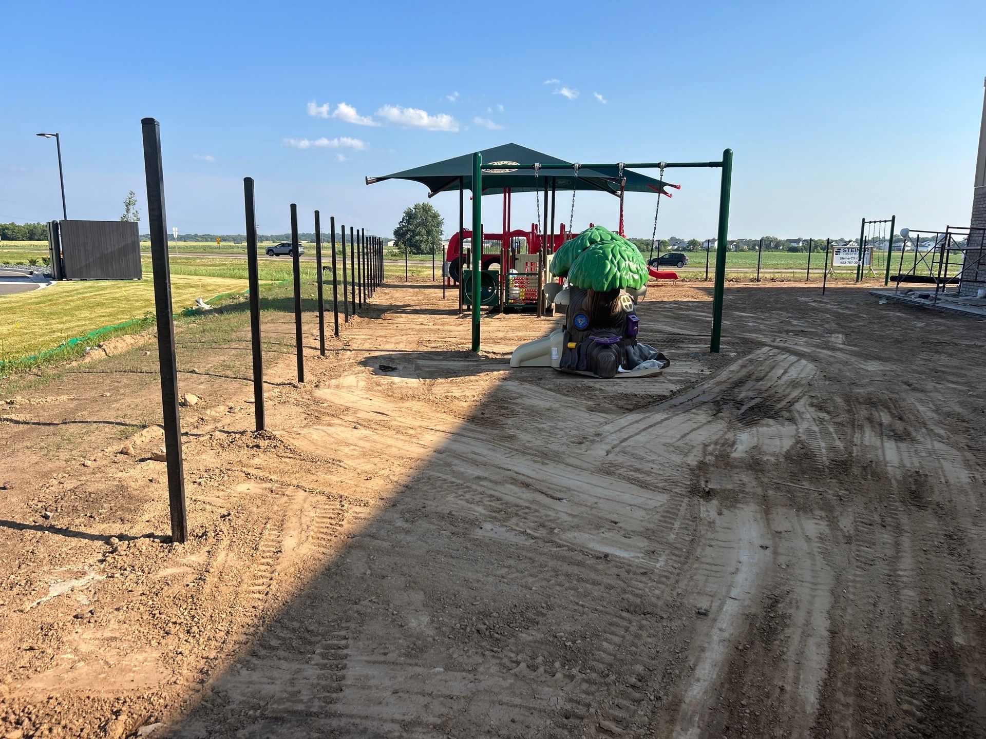 Lake Elmo Playground Artificial Turf Installation by Southwest Greens Midwest
