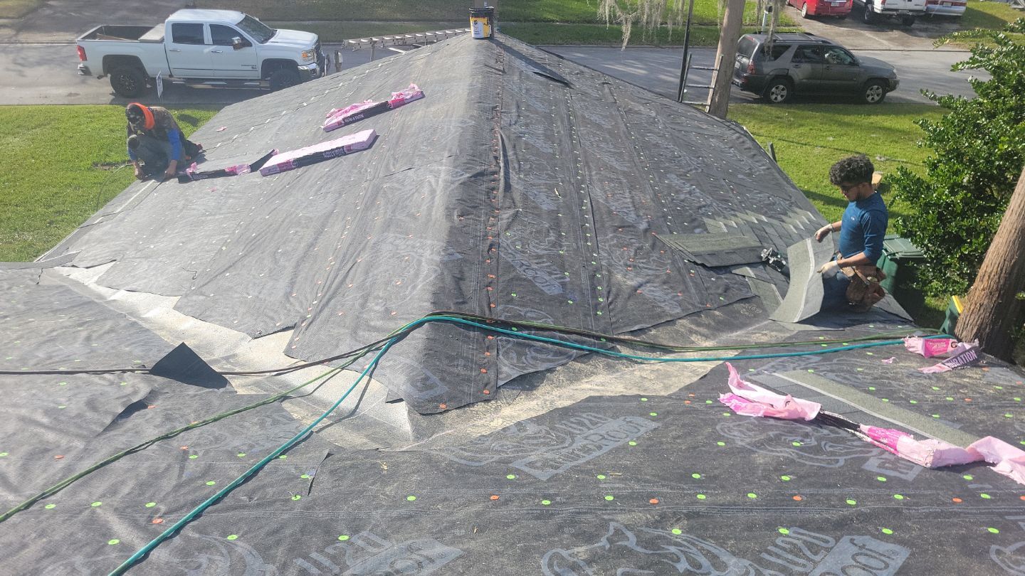 Residential Roofing Installation using Owens Corning TruDefinition Duration Shingles by Galaxy Builders, Inc.