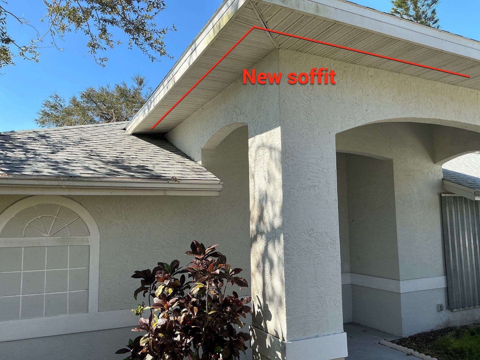Install Vinyl Soffit in Sarasota FL by Gutter Professors