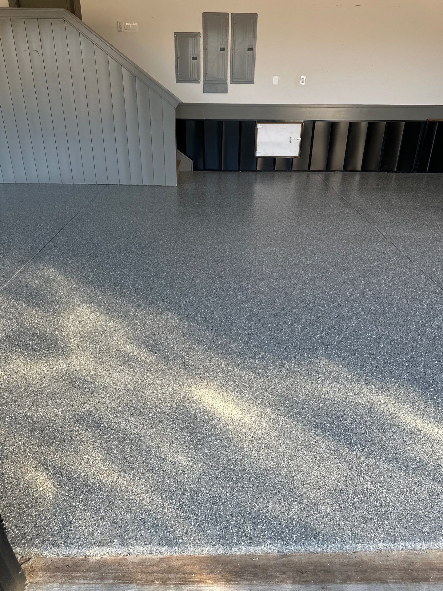 Garage Floor Coating using Thyme by My Garage Floor Guys