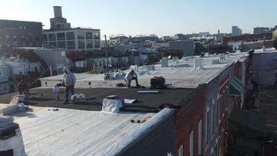Residential Roofing Installation using Flat Roof Replacement – Modified Bitumen
