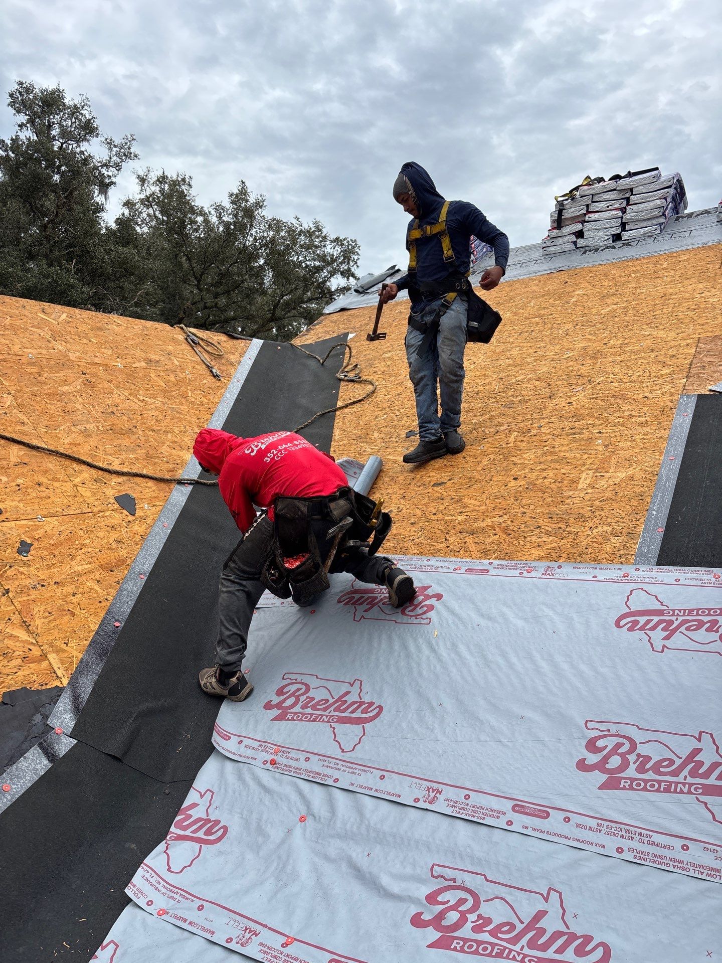 Reroof in Gainesville, Florida by Brehm Roofing