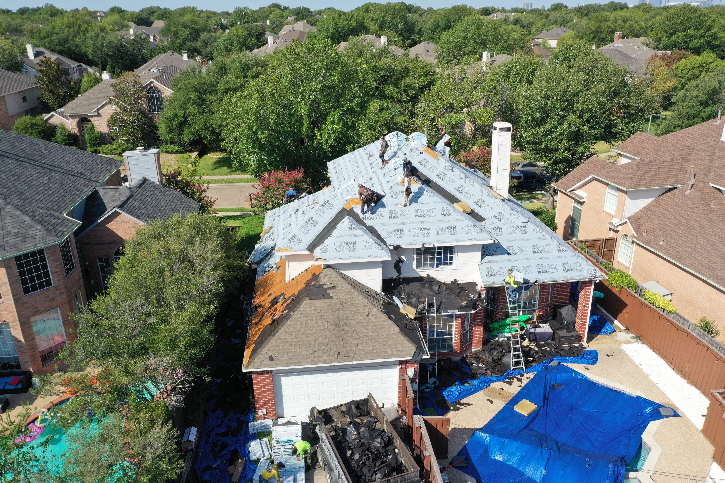 Residential Roofing Installation using IKO Dysnasty Class3 Summit Gray by Eminent Roofing & Auto Hail Repair