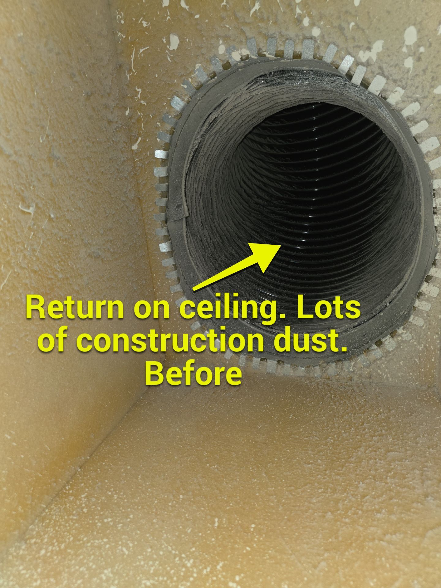 New construction duct cleaning in Clermont  by Hygienic Air, Inc