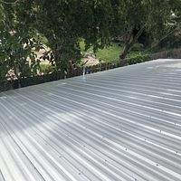 24ga 5V Crimp Mill Finish  by Total Roofing System The Metal Roof Experts