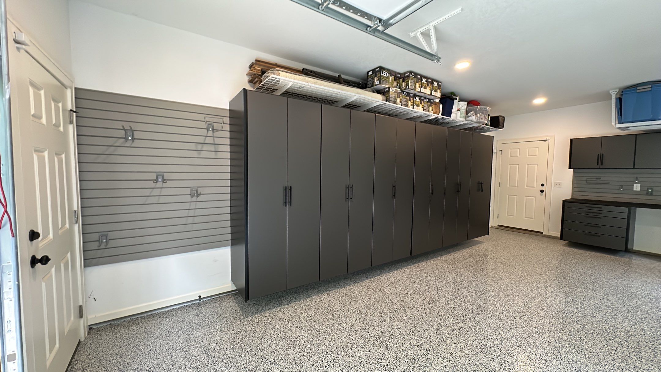 Will W. got his dream garage with a Banner Garage Floor and Cabinets  by Banner Garage