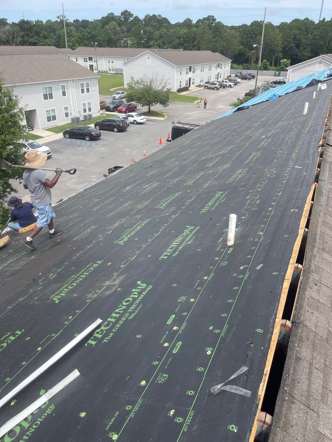 Residential Roofing Installation using Roof Replacement by American Roofing & Construction LLC