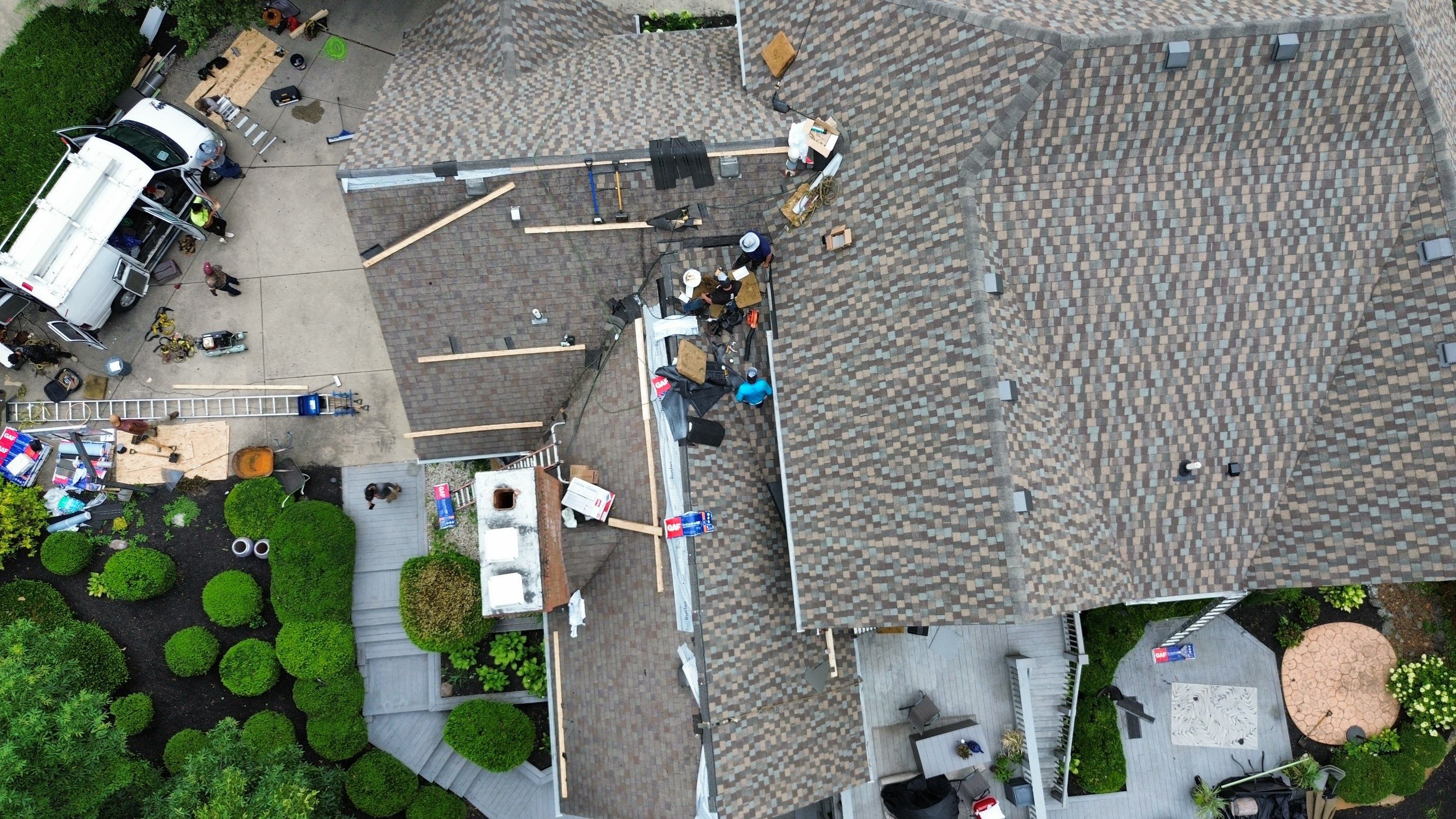 Residential Roofing Installation using Timberline HDZ Shingles - Cedar Falls by RoofX 