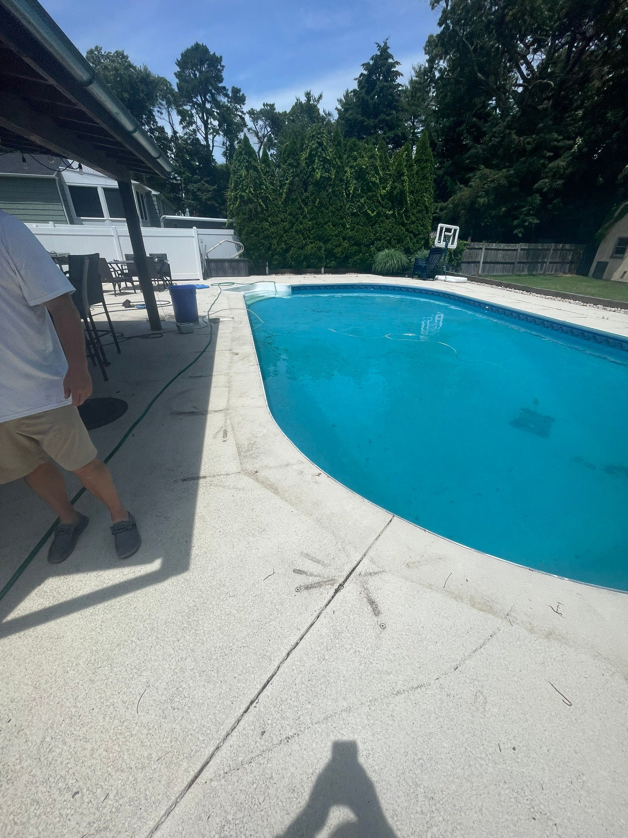 House Wash, Pool Patio, Driveway, Exterior Fireplace, Deck & Fence Cleaning by SJ Exterior