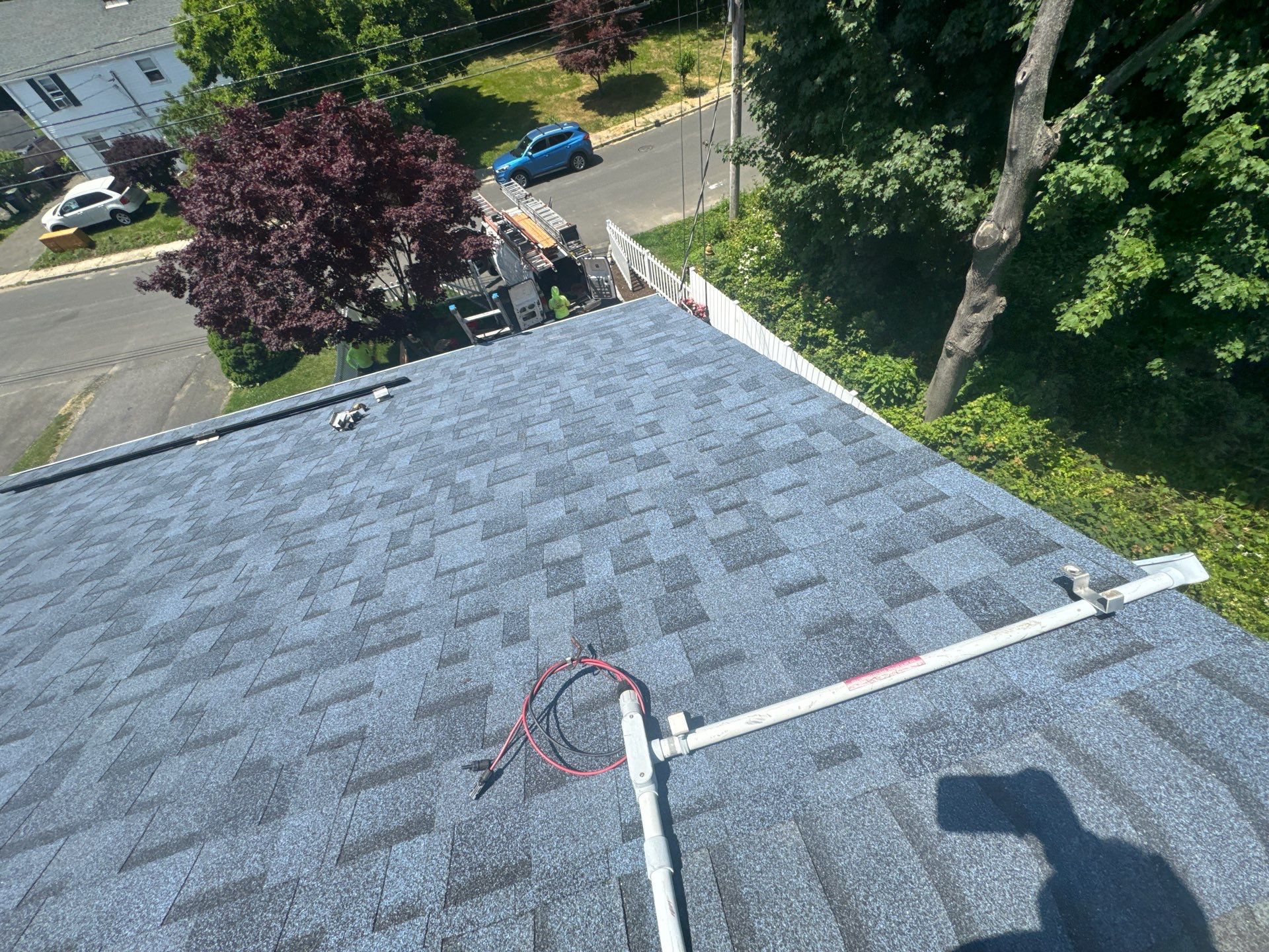 Harbor Blue Shingles by Reimagine Roofing