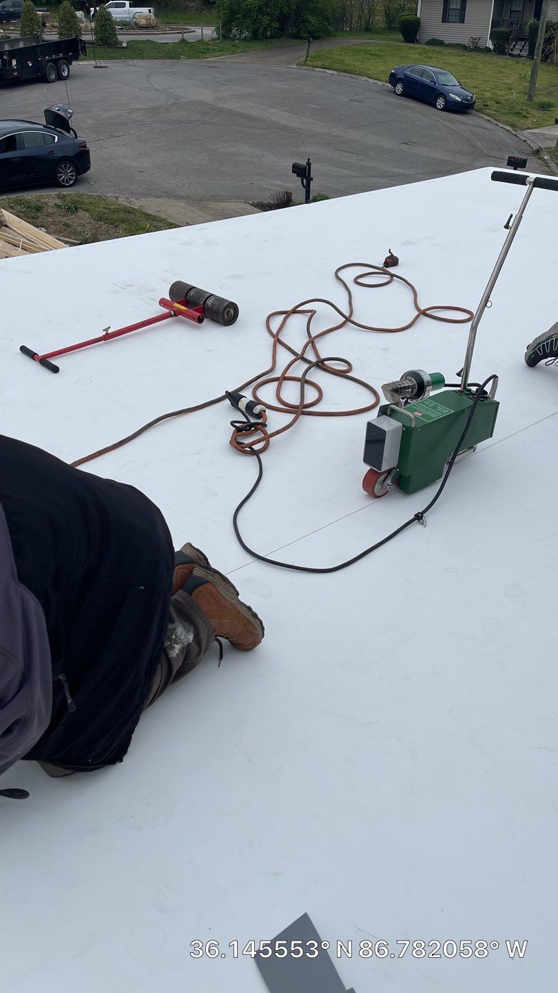 Residential Roofing Installation using TPO by Undersun Roofing 