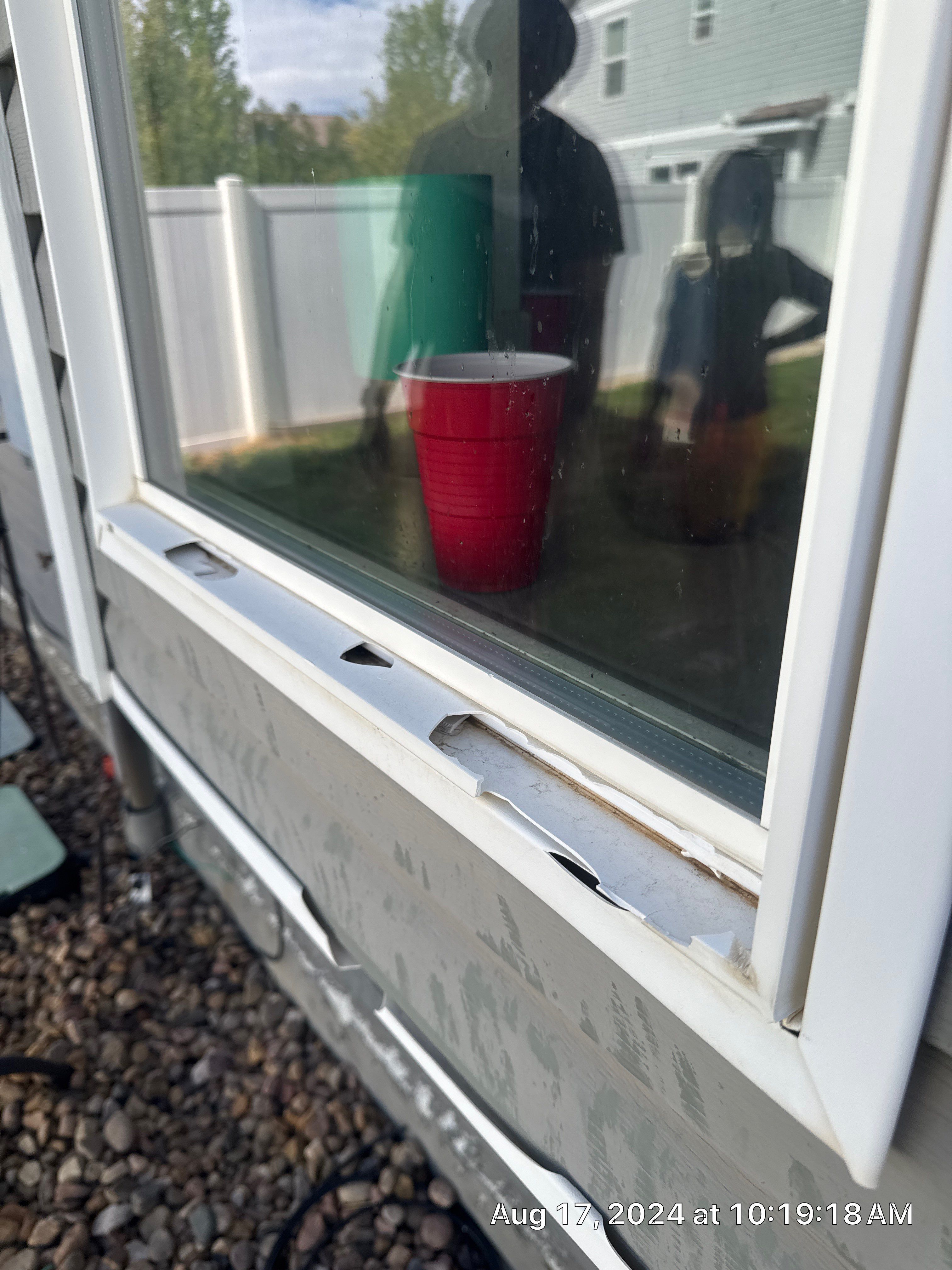 Insurance restoration project - Vinyl by Suchocki Enterprises