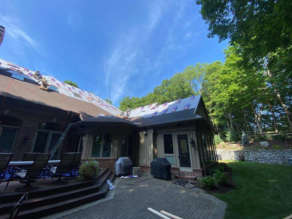 Residential Roofing Installation using GAF Timberline HDZ Barkwood by Nitro Roofing and Construction