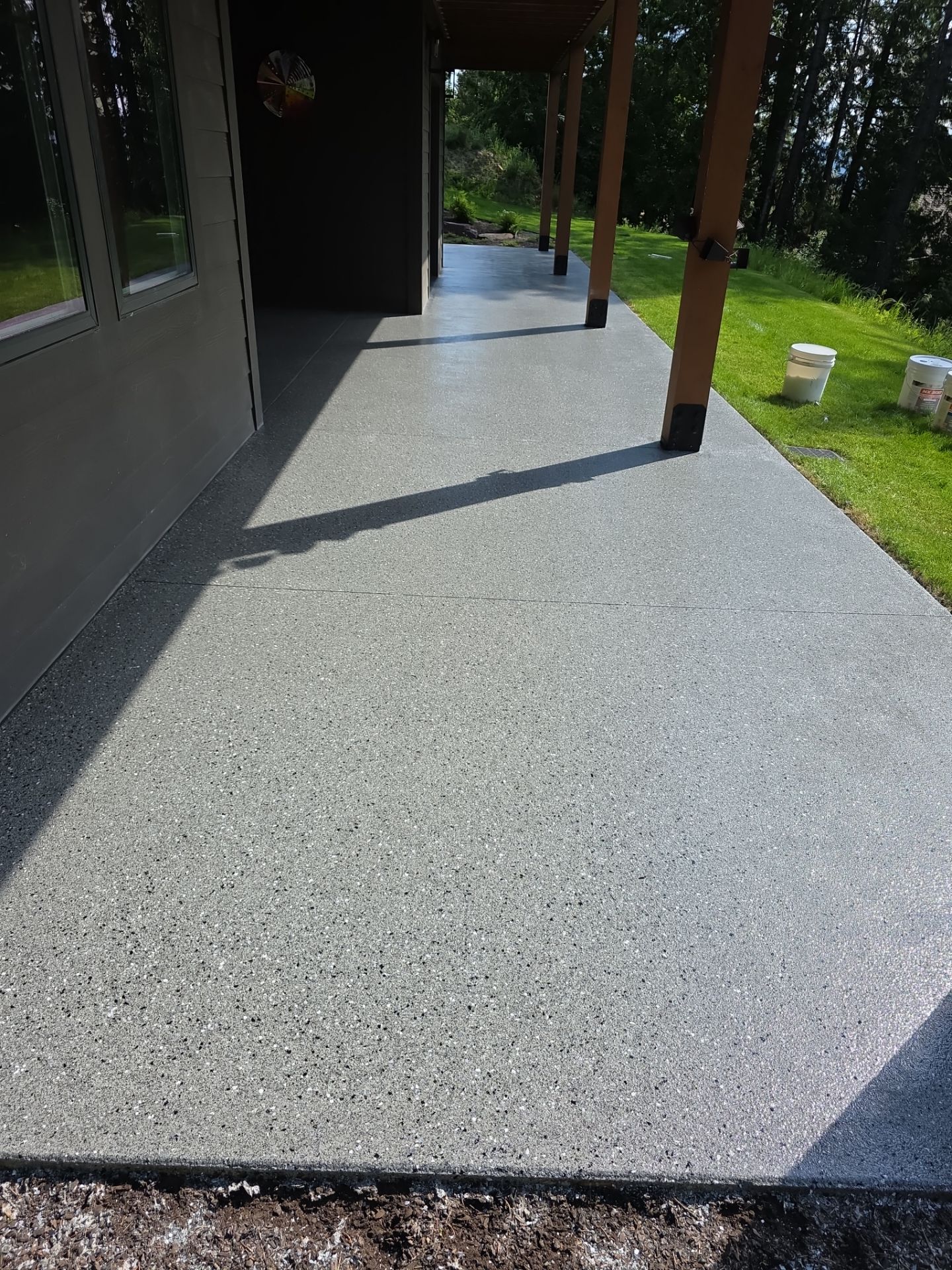Patio Transformation using Slate Hybrid by Croc Coatings, LLC