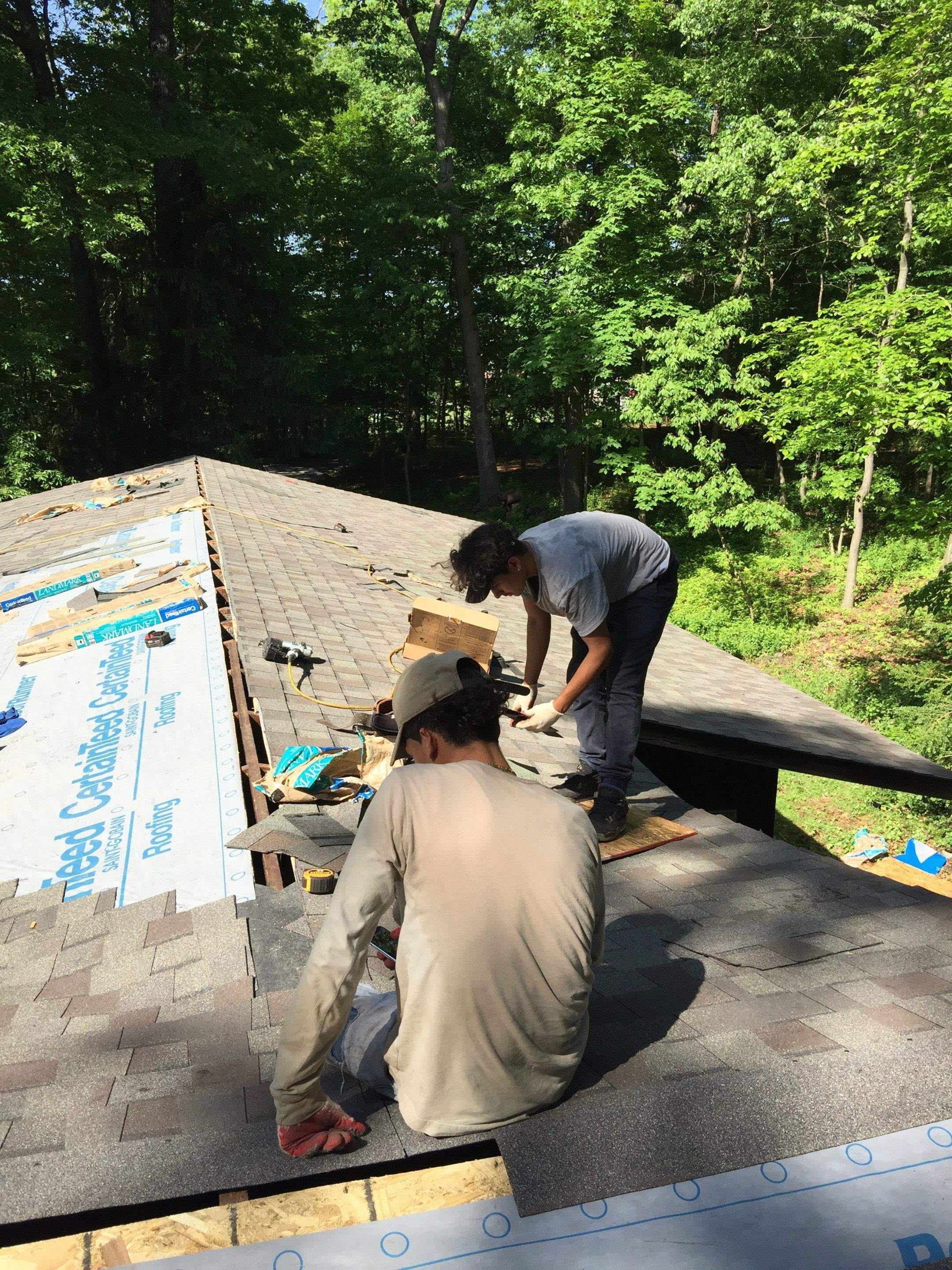 Residential Roofing Installation using CertainTeed Shingles by Alpha Design Services
