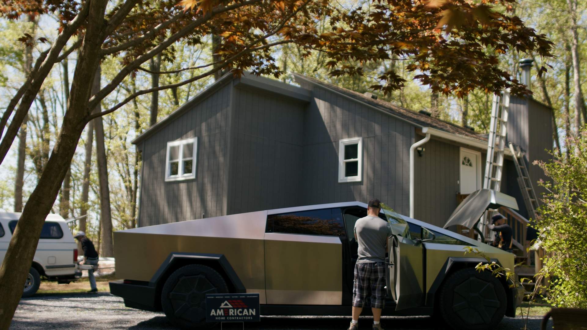 Starlink Satellite Internet Installation for Residential Cabin in WVA by American Home Contractors