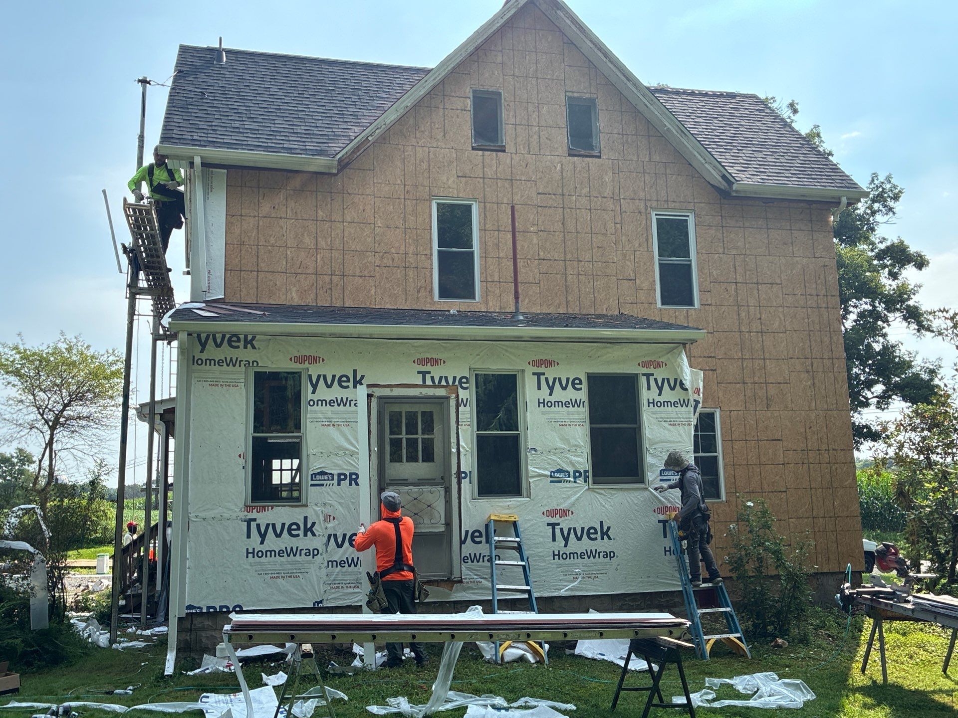 Full House Siding Renovation and Exterior Repairs in Valencia, Pennsylvania by Ideal Siding Pittsburgh