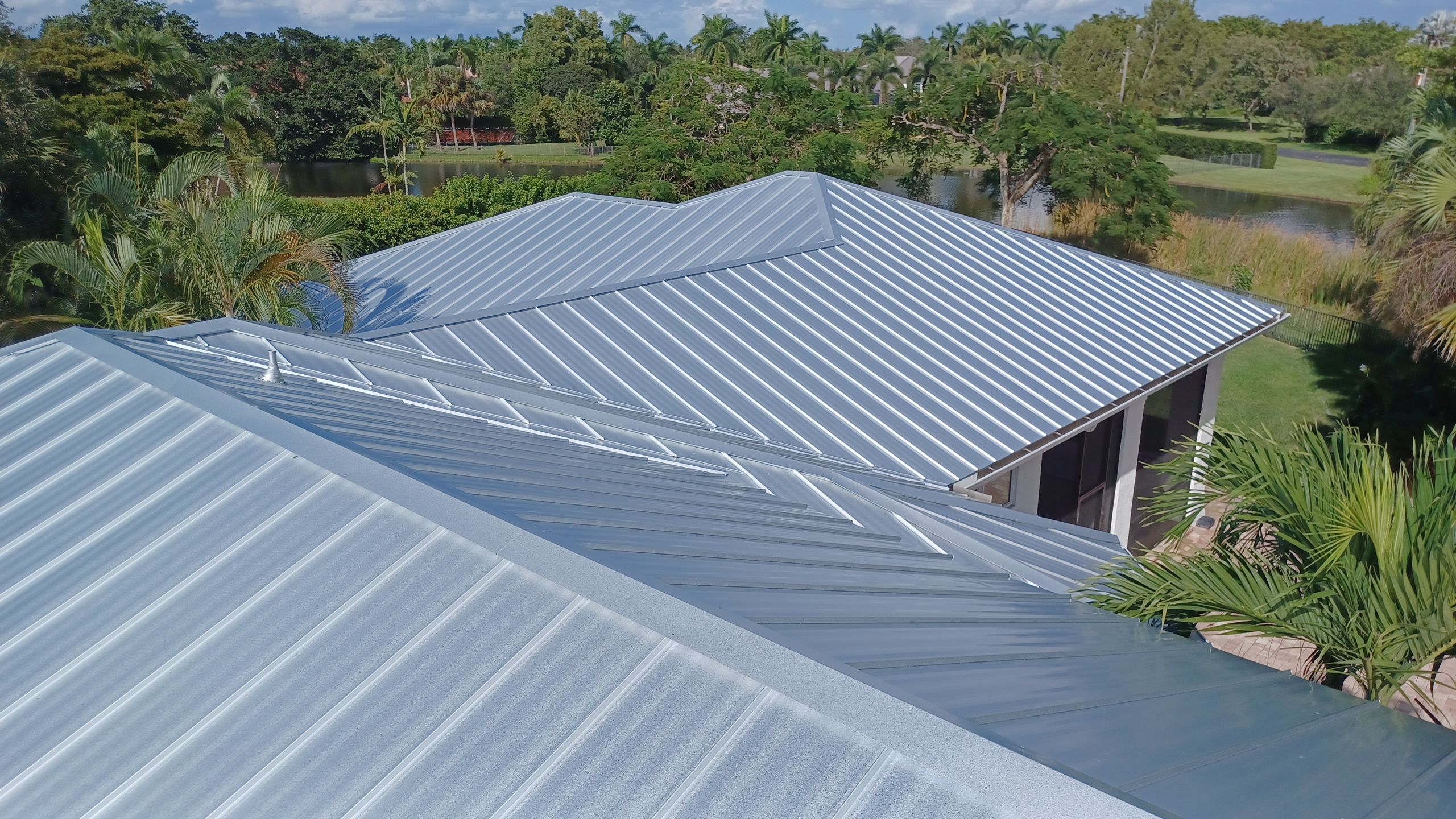 Residential Roofing Installation using Mil Finish-Unpainted by BLUES BROTHERS CONSTRUCTION CORP