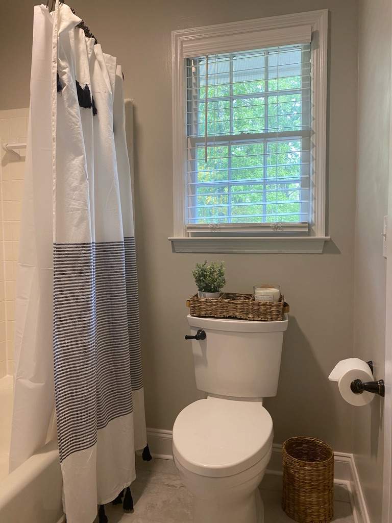 Russet Master Bath by Pillar and Pine