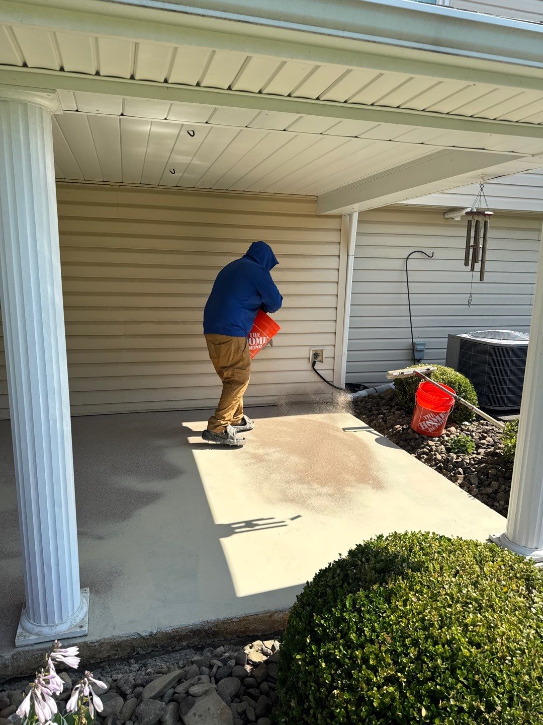 Porch Project in Coraopolis by Floors in a Day, Inc