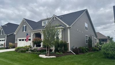 Turtle Shell gutter protection installation in Wheaton, IL 60189, photograph 2