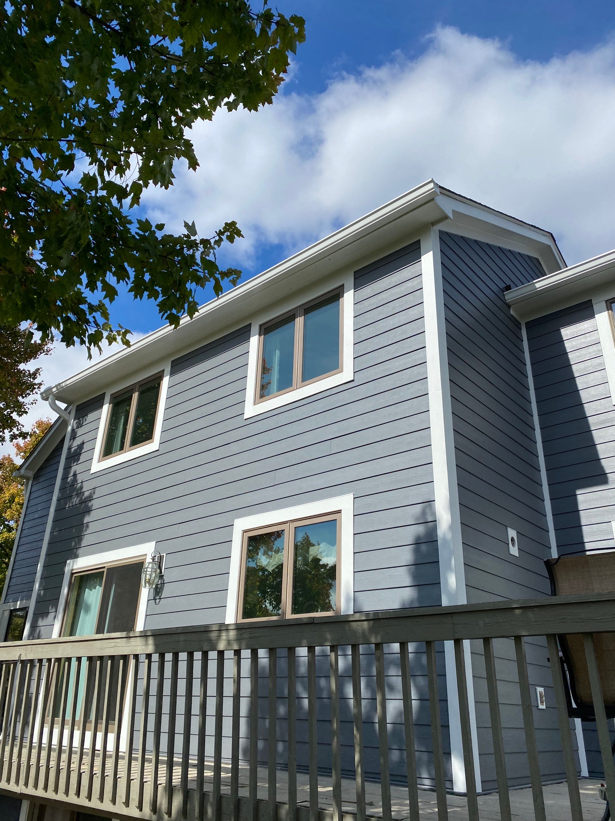 Siding Installation using James Hardie Fiber Cement Lap Siding by Best Exteriors Inc