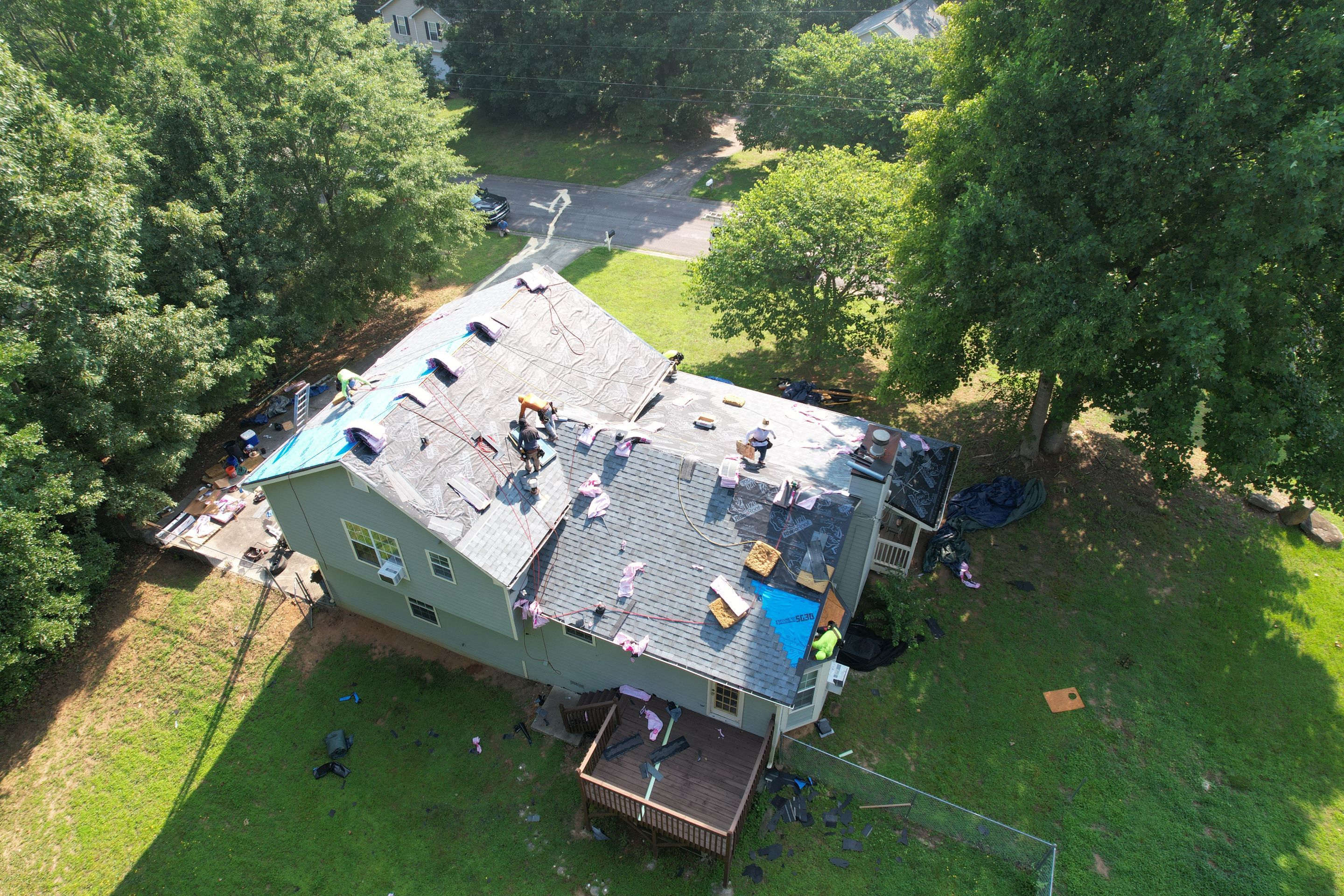 Residential Roofing Installation using Owens Corning by Inspector Roofing and Restoration