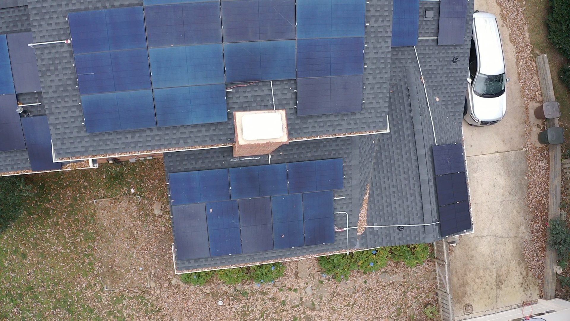 New Roof with Solar Panels by Just In Time Roofing and Restoration