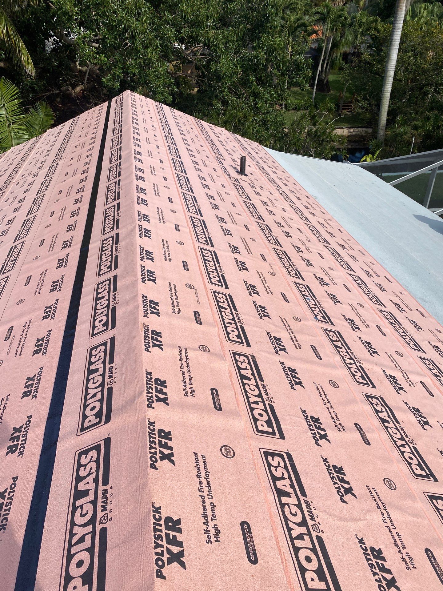 Residential Roofing Installation using 1" Nail strip metal roof by BLUES BROTHERS ROOFING