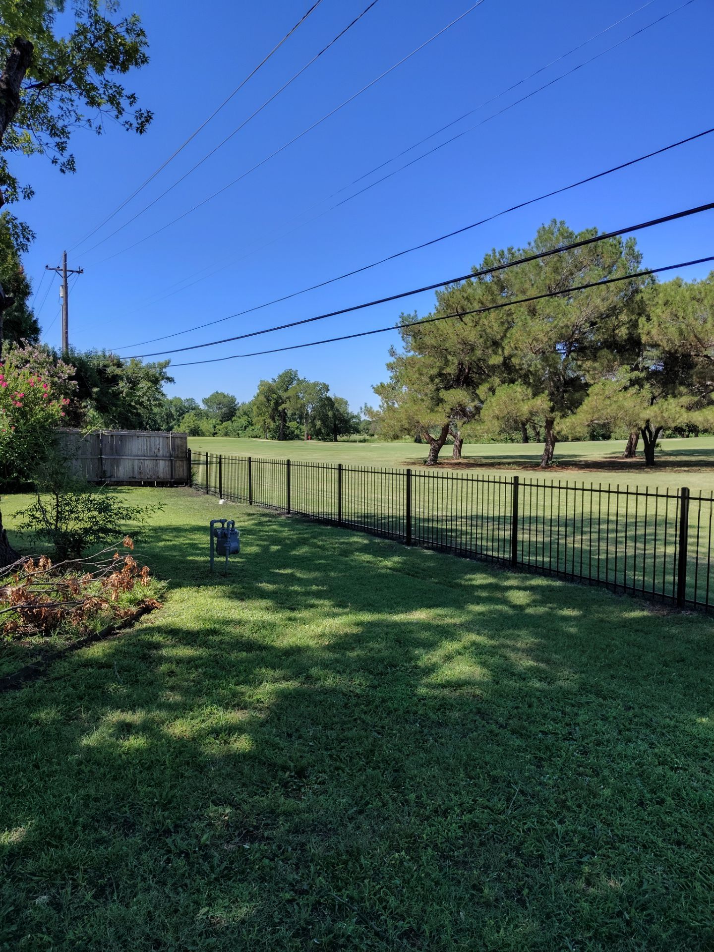 Custom Metal Fence Build by Clays Services Inc