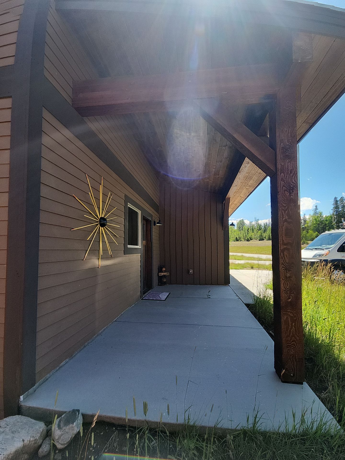 Exterior Painting Using Stain by Wheatley Creek Services