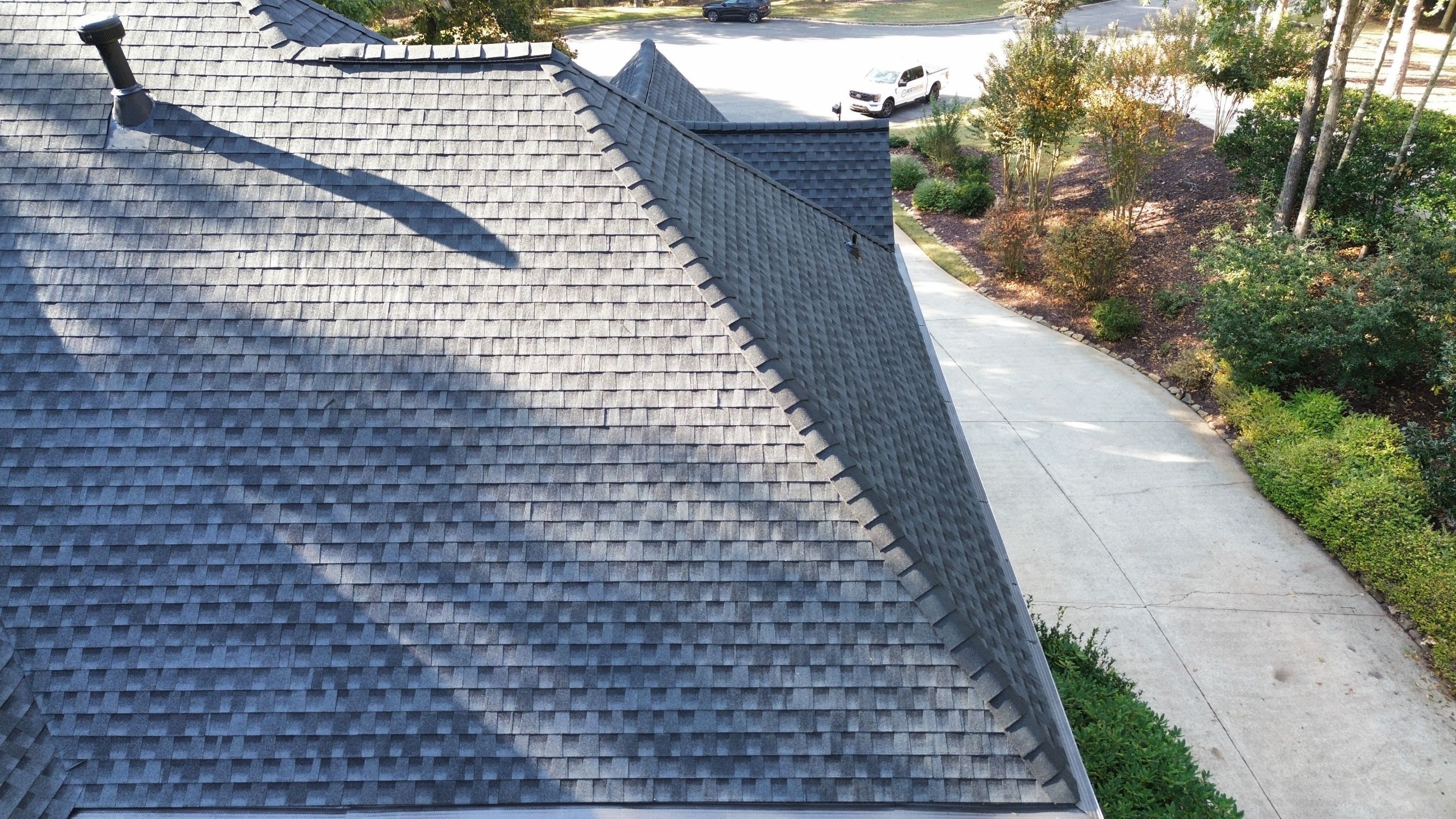 Alpharetta, GA Roof Replacement GAF Timberline HDZ Charcoal by Reset Roofing