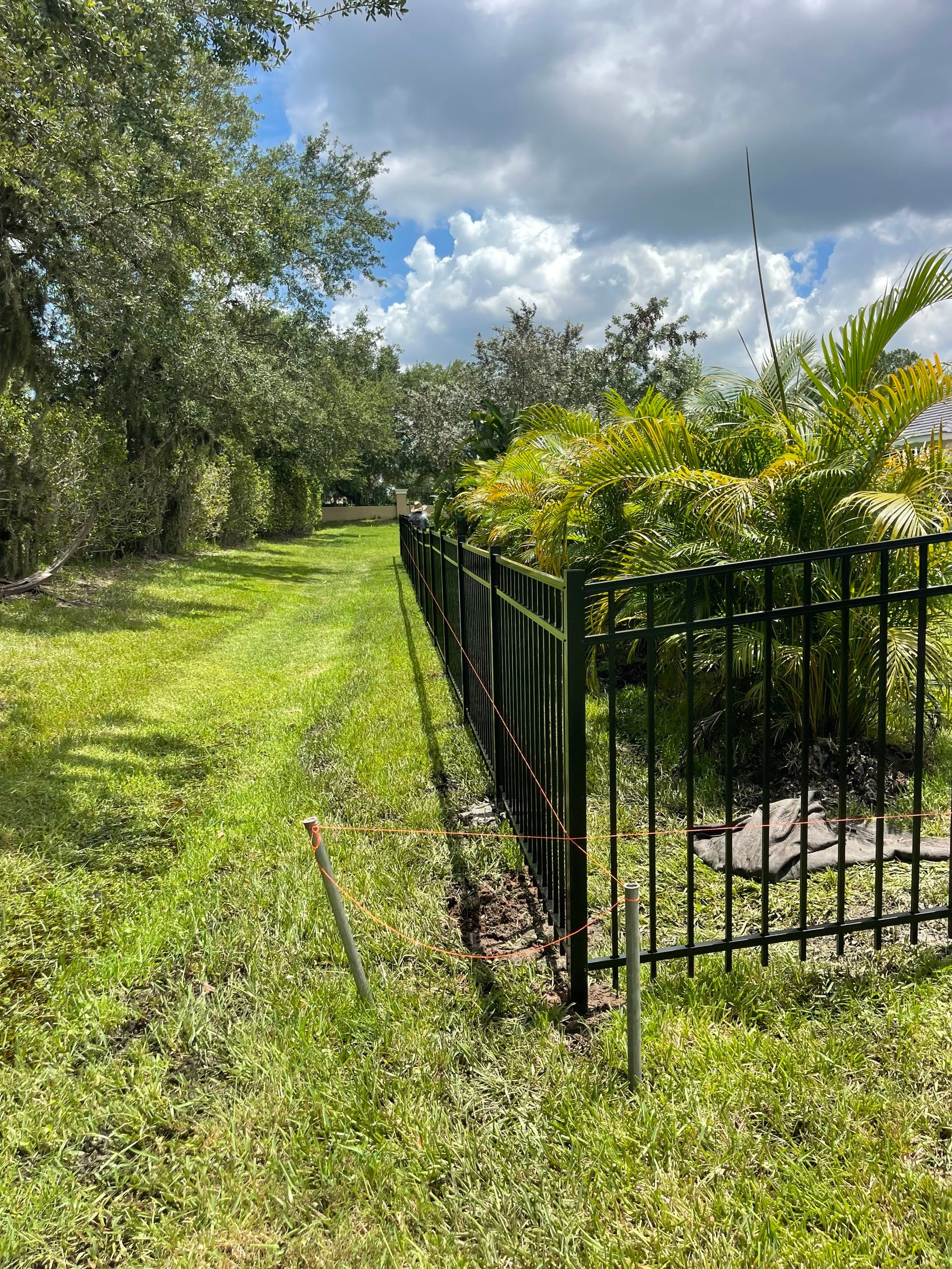Bradenton, FL 4ft. Tall 3-Rail Black Aluminum Fence by Asap fence and gates, LLC