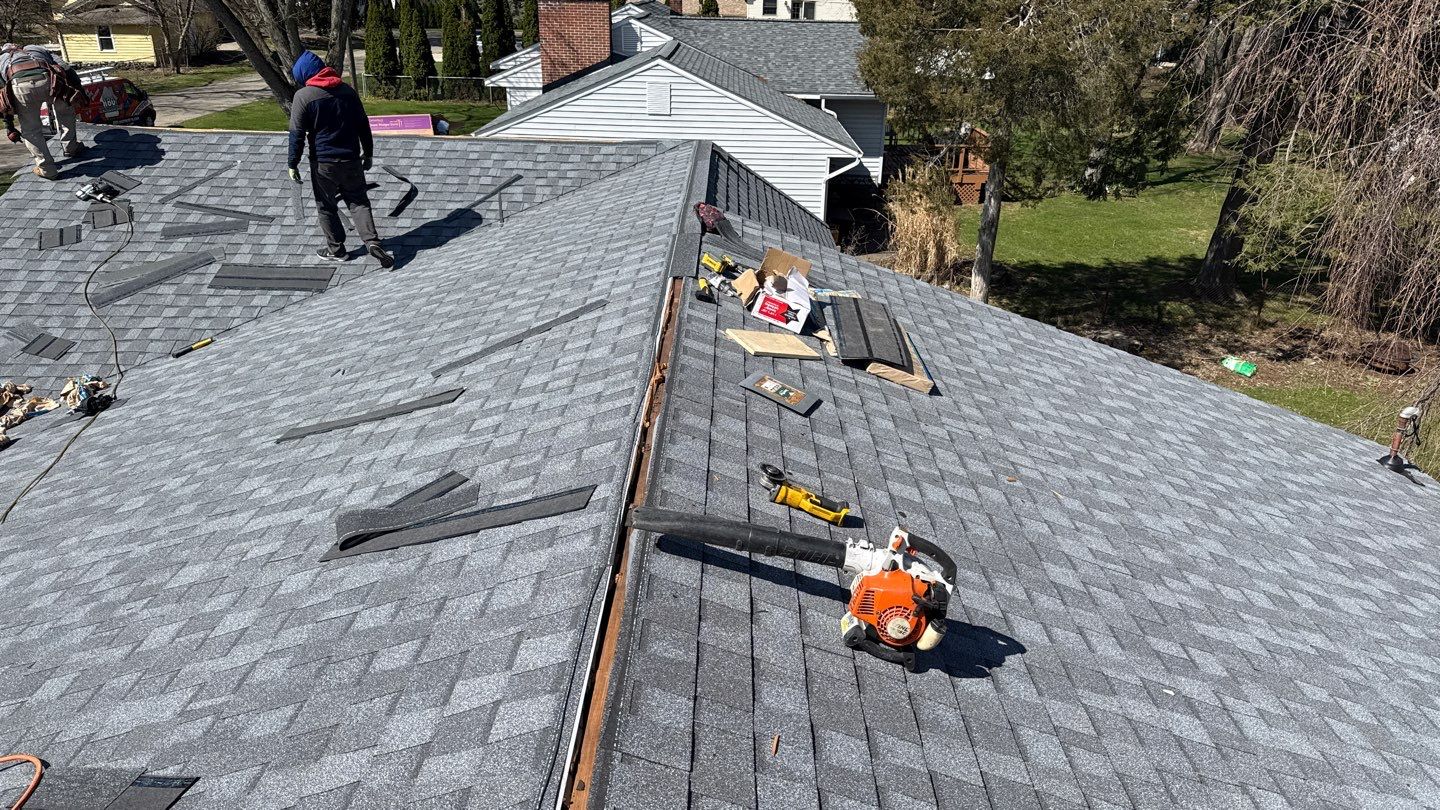 Roof Replacement using CertainTeed Landmark Pewter by 180 Contractors